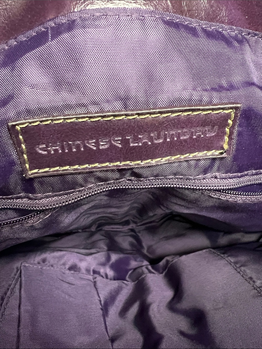 Chinese Laundry Purse/Tote purple - Picture 6 of 9